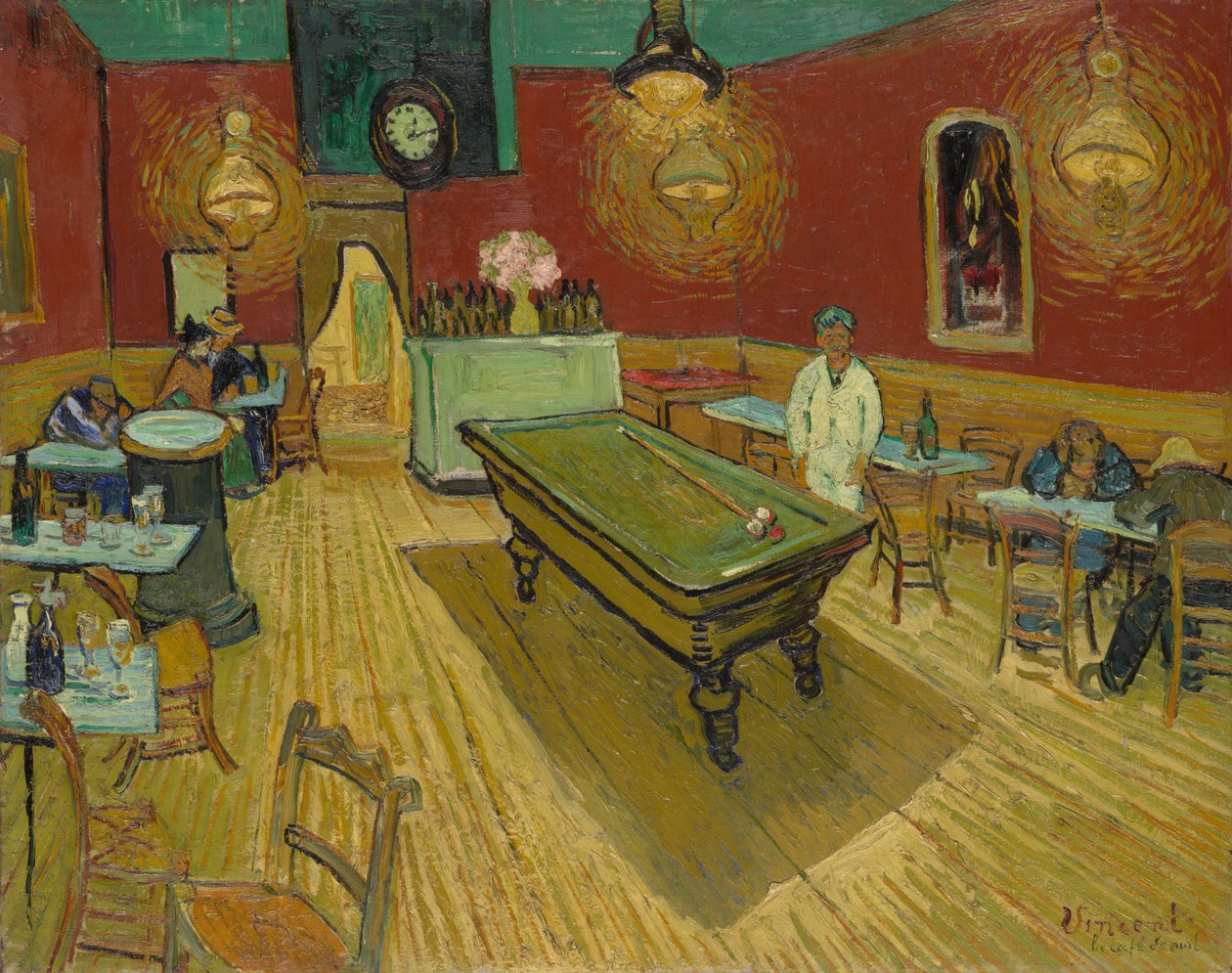 Nocna kawiarnia autorstwa Vincent van Gogh