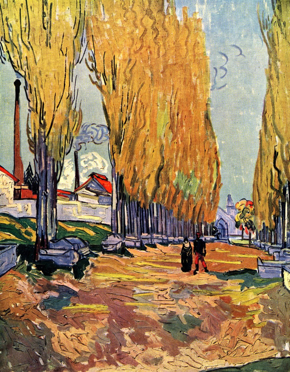 Les Alyscamps autorstwa Vincent van Gogh