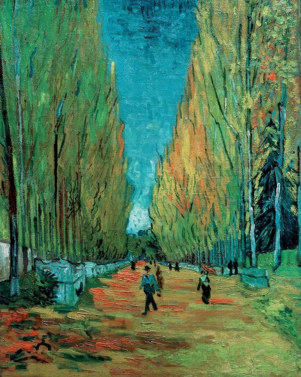 Les Alyscamps autorstwa Vincent van Gogh