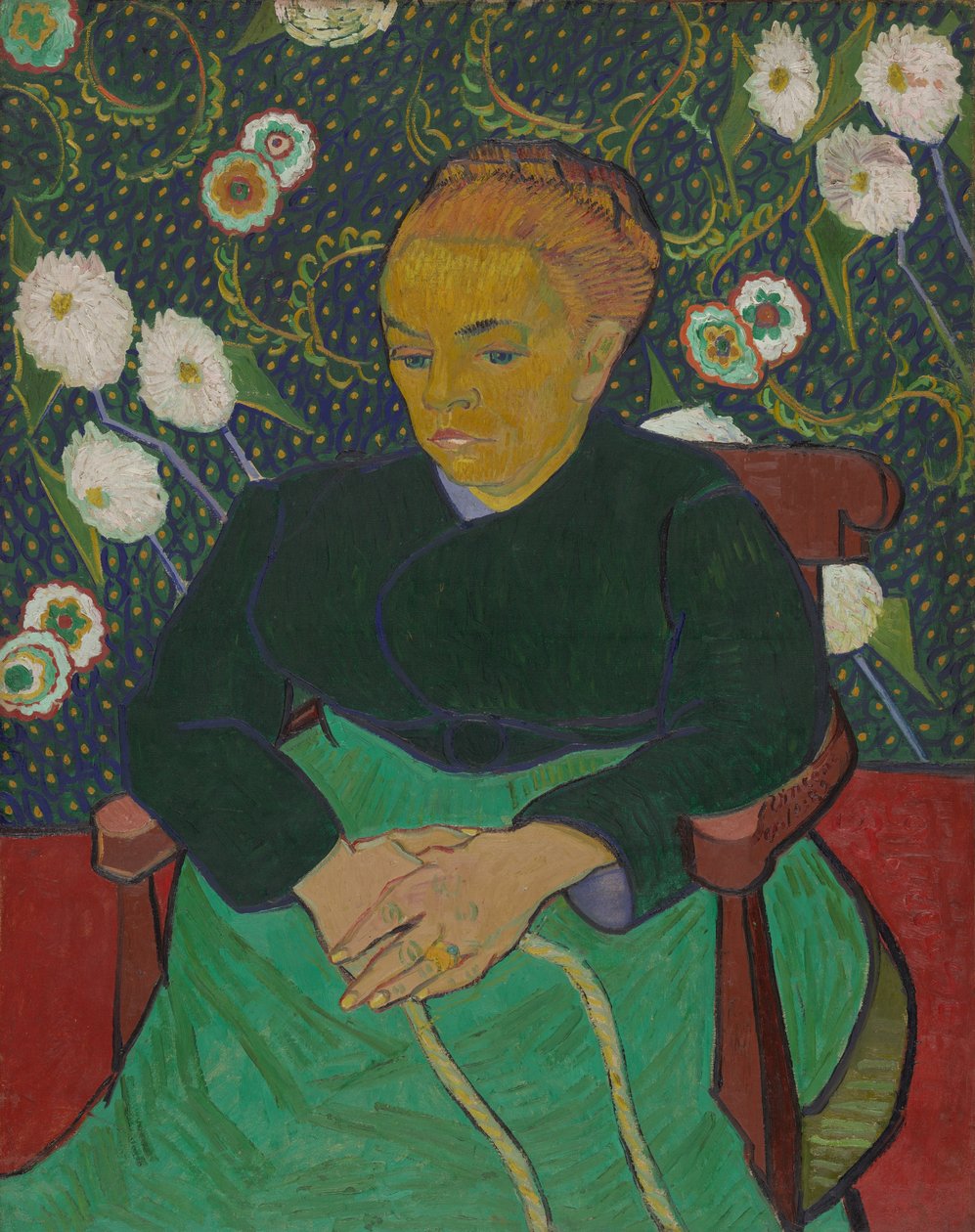 Madame Roulin kołysząca kołyskę (La berceuse) autorstwa Vincent van Gogh