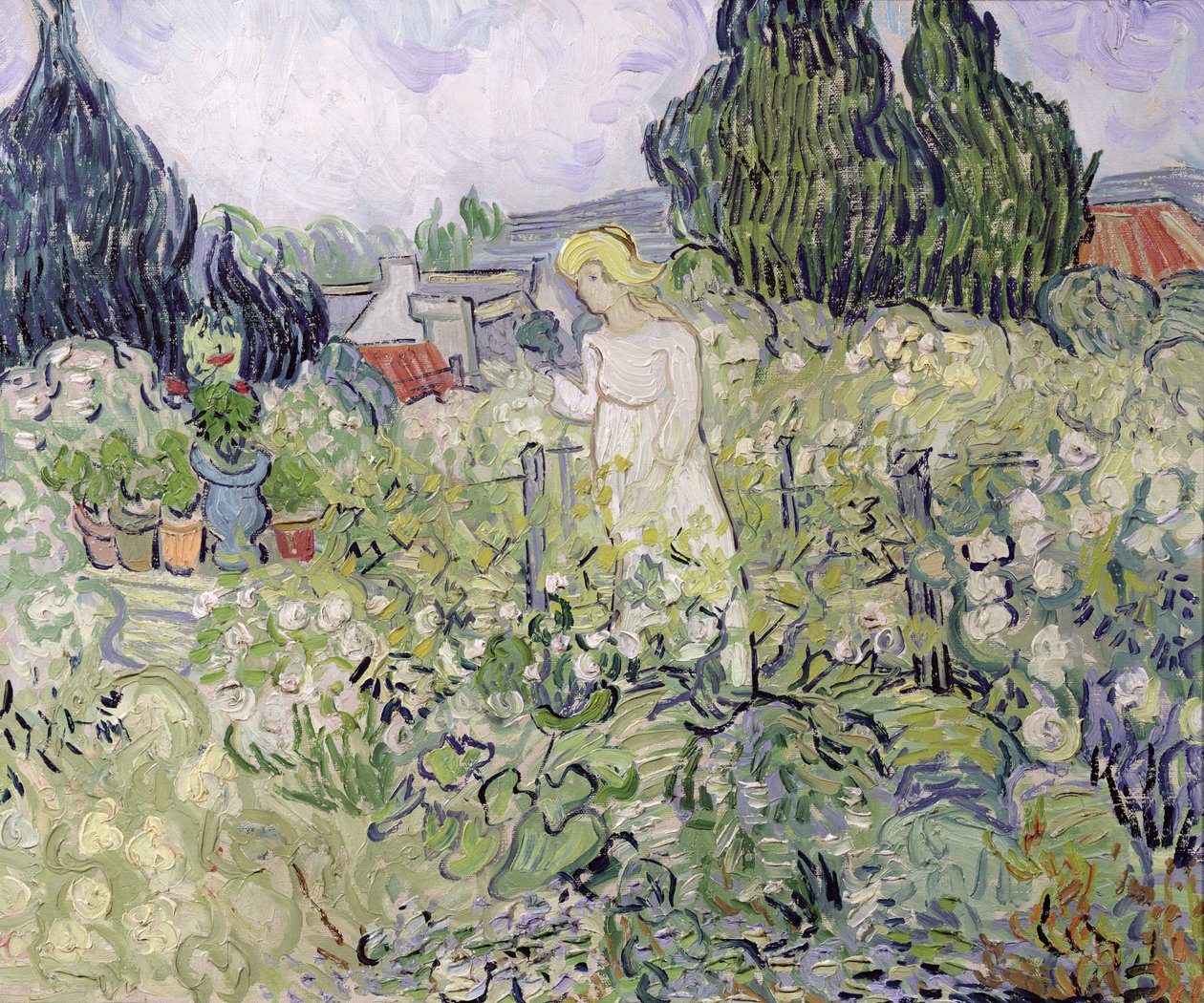 Mademoiselle Gachet w swoim ogrodzie w Auvers-sur-Oise autorstwa Vincent van Gogh