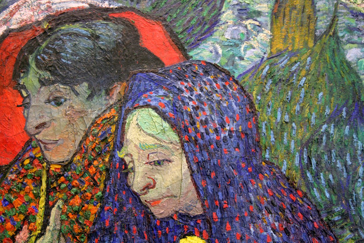 „Pamięć ogrodu w Etten Ladies of Arles”, 1888 autorstwa Vincent van Gogh