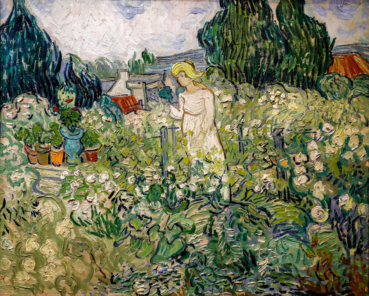 Panna Gachet w swoim ogrodzie w Auvers-sur-Oise autorstwa Vincent van Gogh