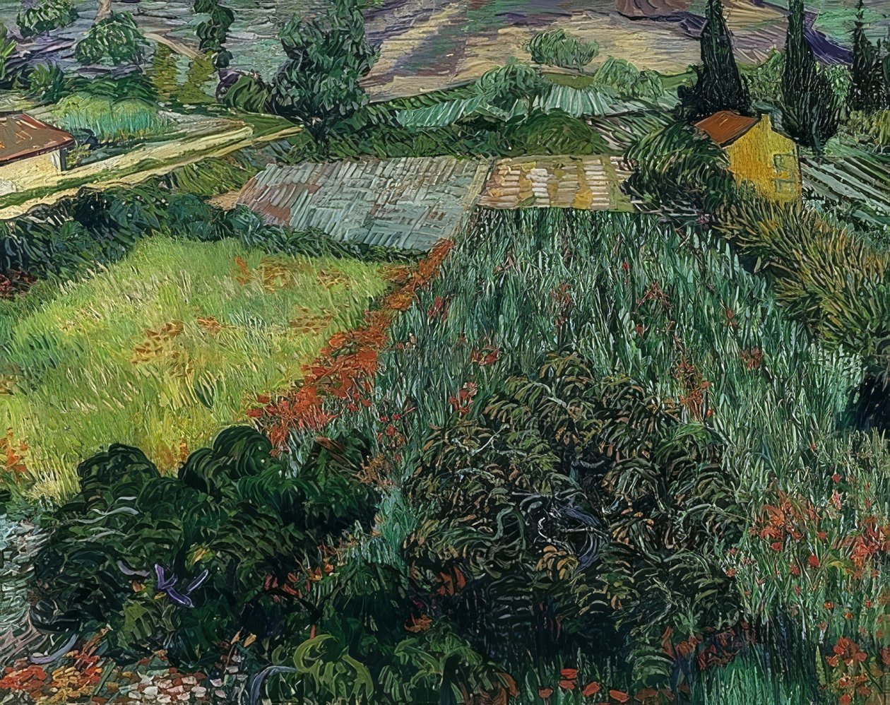 Mohnfelda. 1889 autorstwa Vincent van Gogh