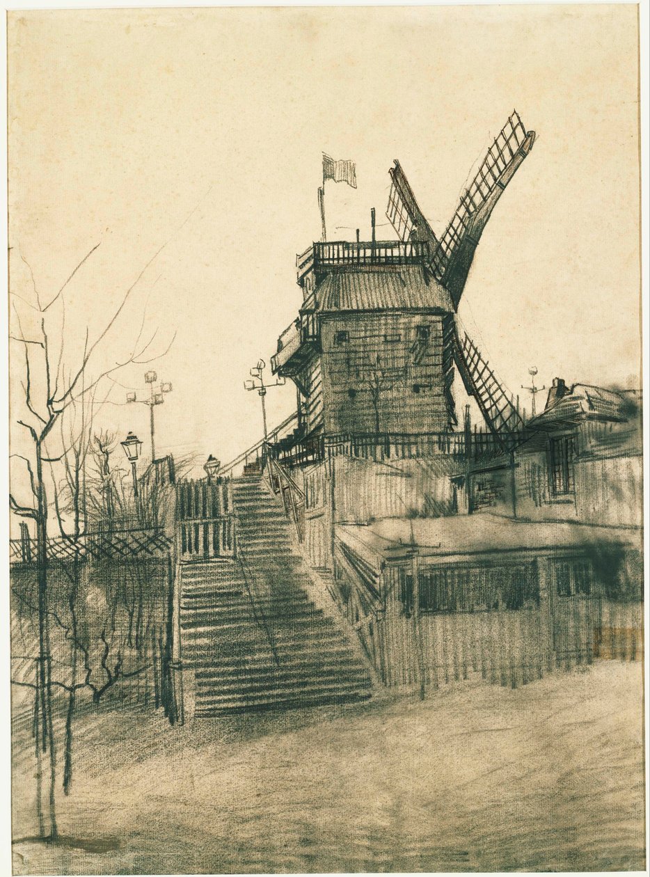 Młyn „La Galette” autorstwa Vincent van Gogh