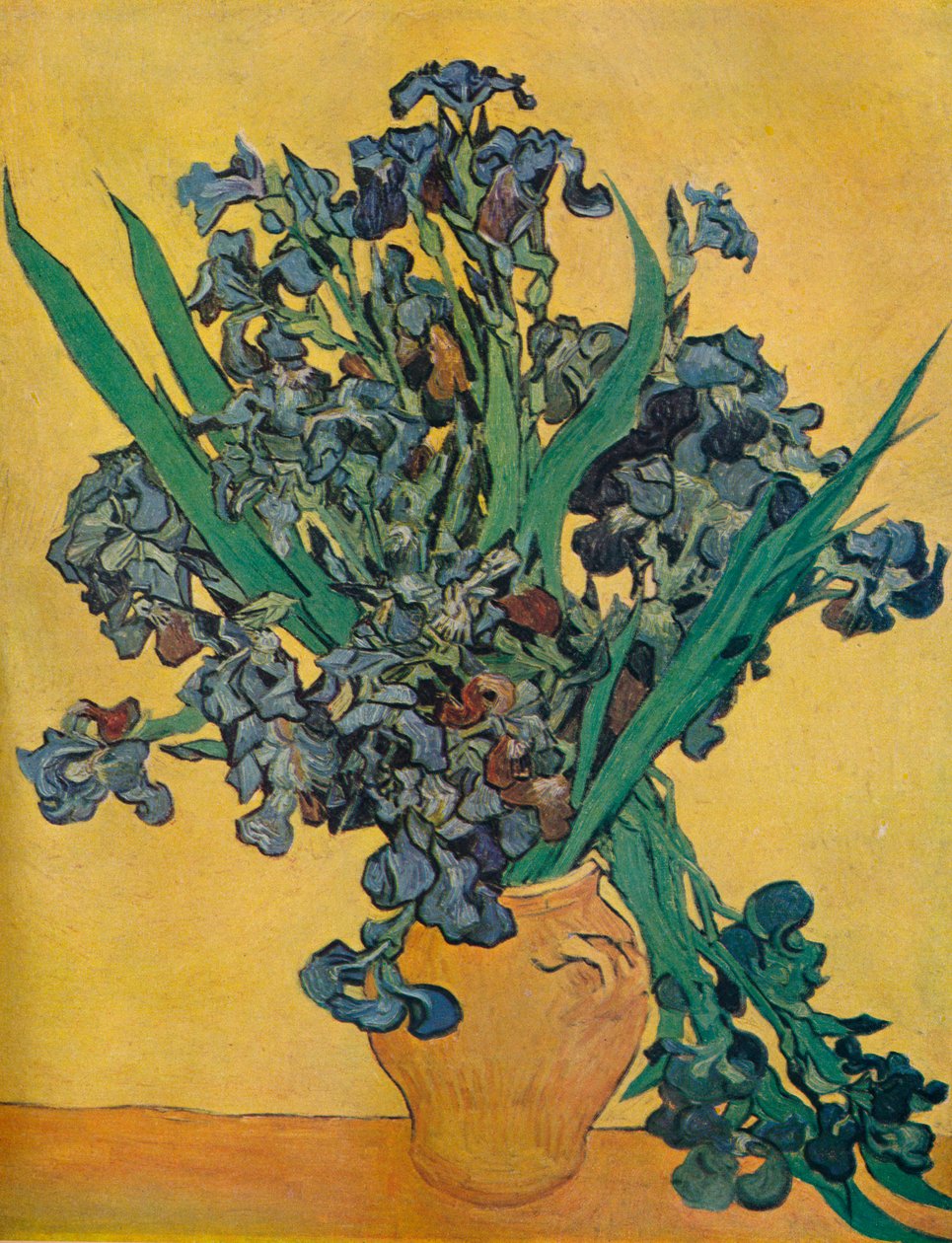 Martwa natura: Irysy, 1890 autorstwa Vincent van Gogh