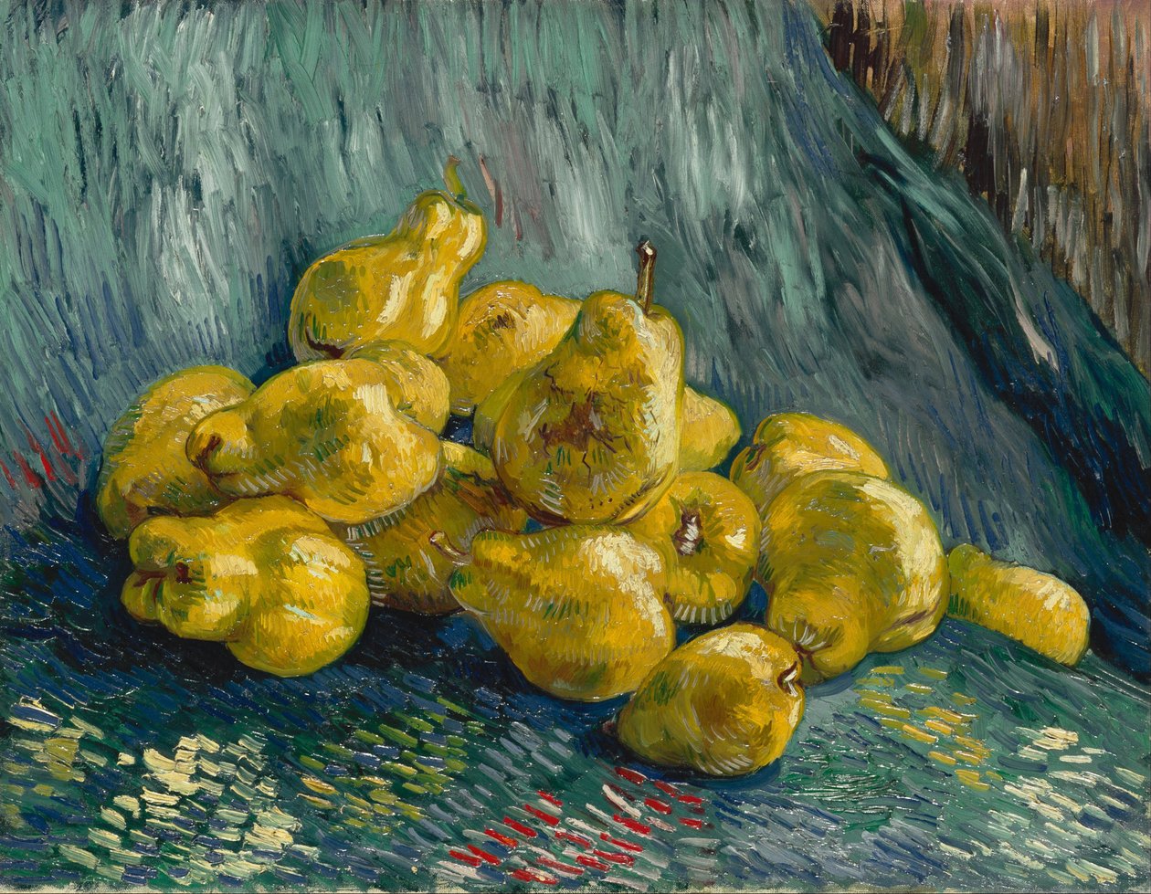 "Martwa natura z pigwami" (Martwa natura z pigwami) Obraz Vincenta van Gogha (1853-1890) 1887-1888 Drezdeńskie Państwowe Zbiory Sztuki autorstwa Vincent van Gogh