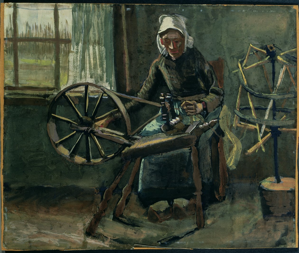 Wieśniaczka nawijająca szpulki autorstwa Vincent van Gogh
