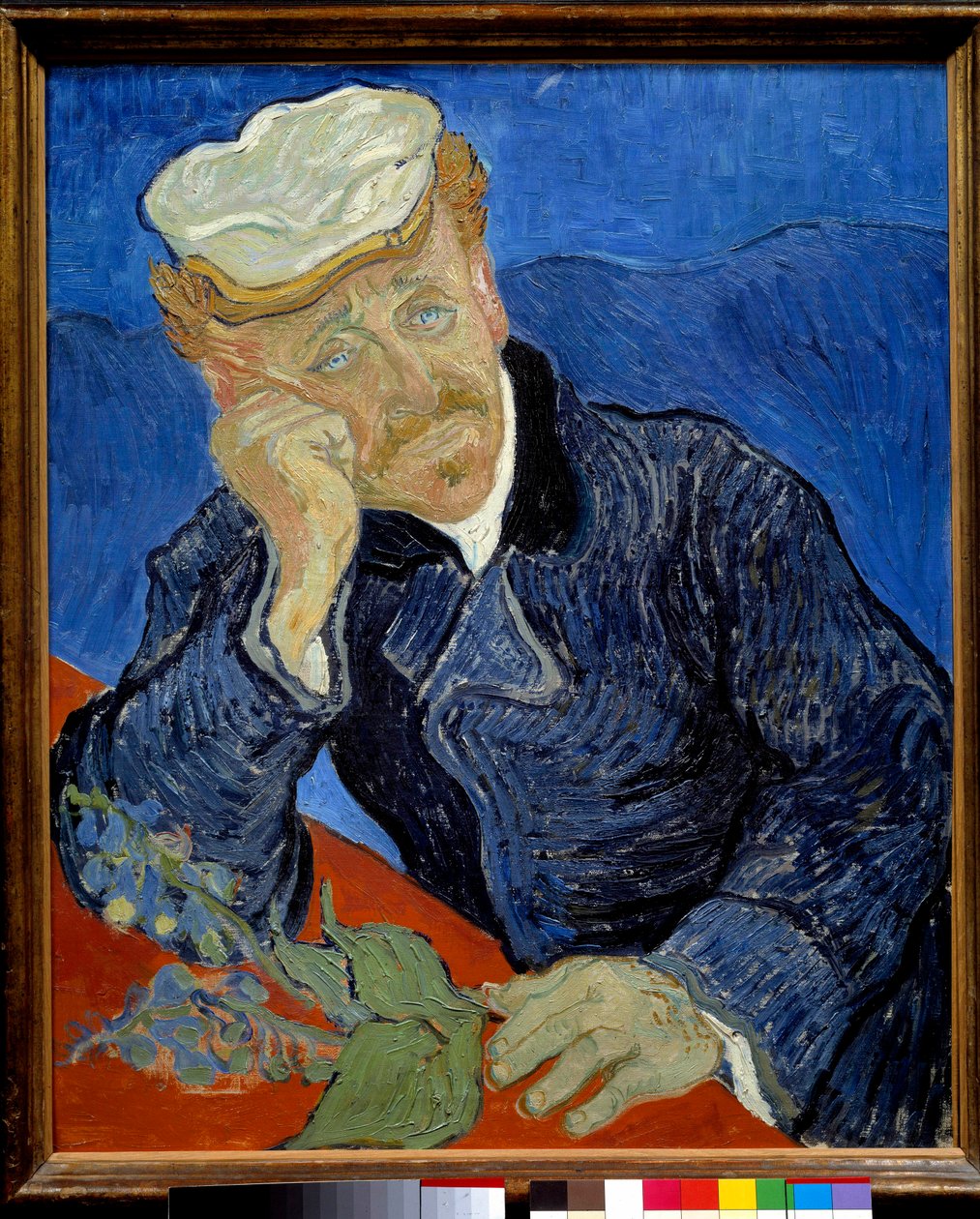 Portret doktora Paula Gacheta (1828-1909) Obraz Vincenta van Gogha (1853-1890) 1890 Nd. 0,68x0,57 m Paryż, musee d