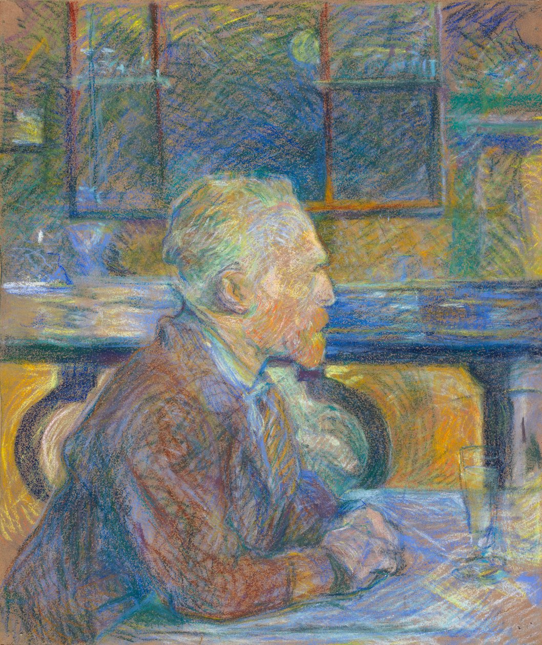 Portret Vincenta van Gogha (1853-1890) autorstwa Toulouse-Lautreca, Henri, de (1864-1901) autorstwa Vincent van Gogh