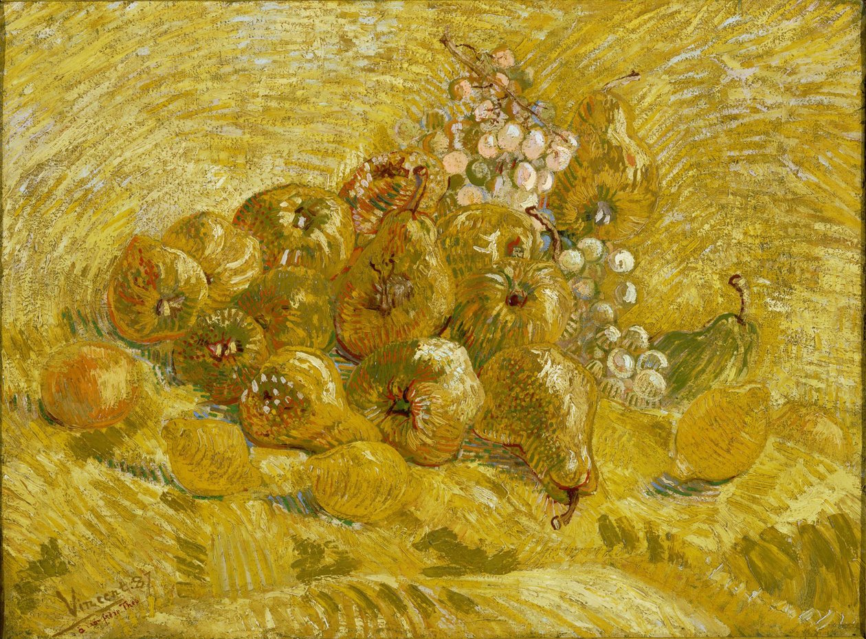 Pigwy, cytryny, gruszki i winogrona autorstwa Vincent van Gogh
