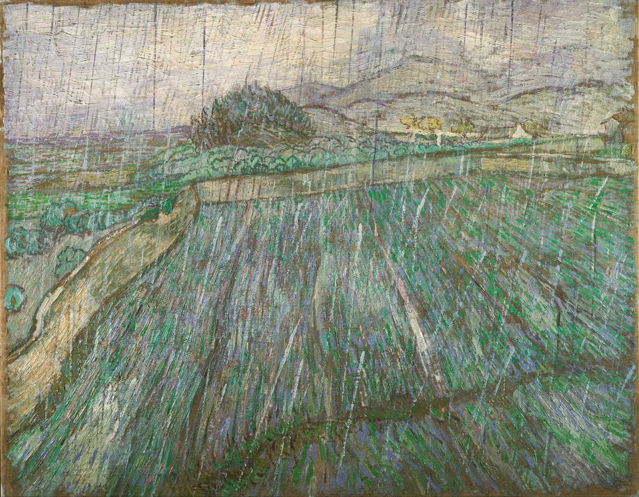 Deszcz autorstwa Vincent van Gogh
