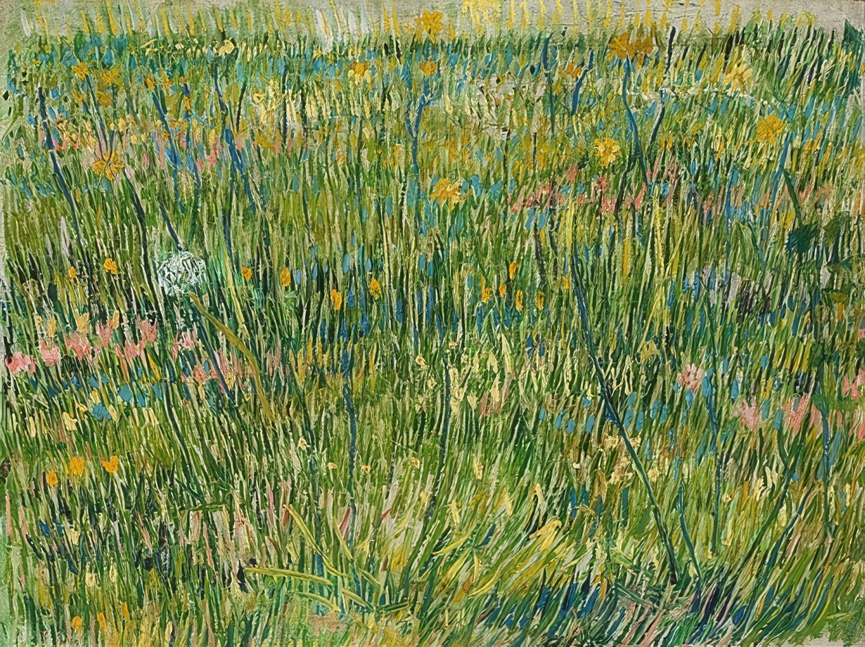 Kawałek trawnika. 1887 autorstwa Vincent van Gogh