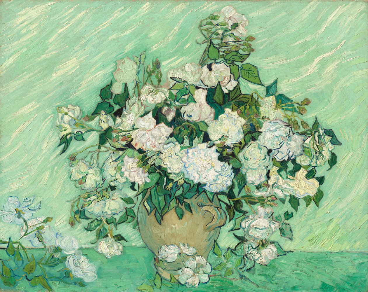 Róże autorstwa Vincent van Gogh