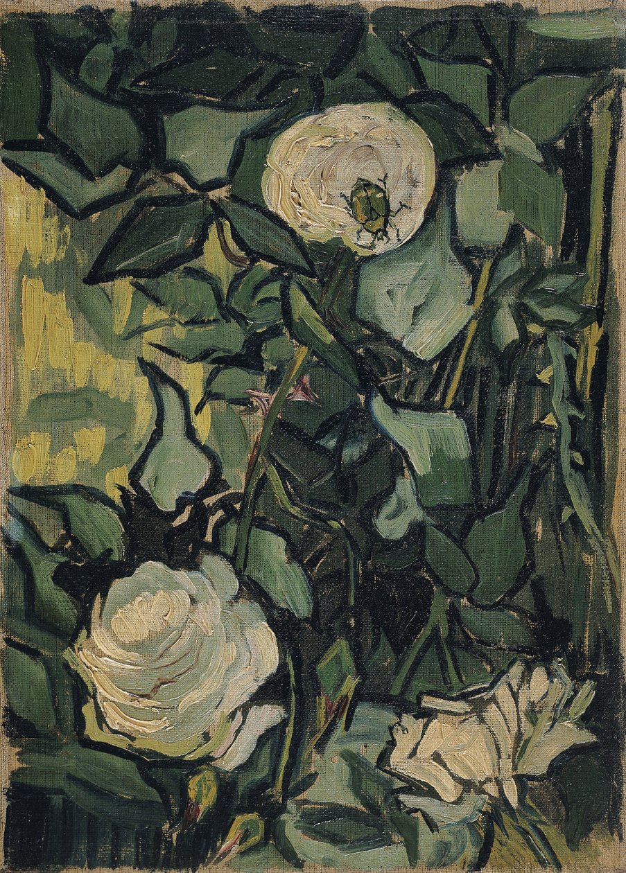 „Róże” Peinture de Vincent van Gogh (1853-1890) 1890 Muzeum Van Gogha, Amsterdam autorstwa Vincent van Gogh