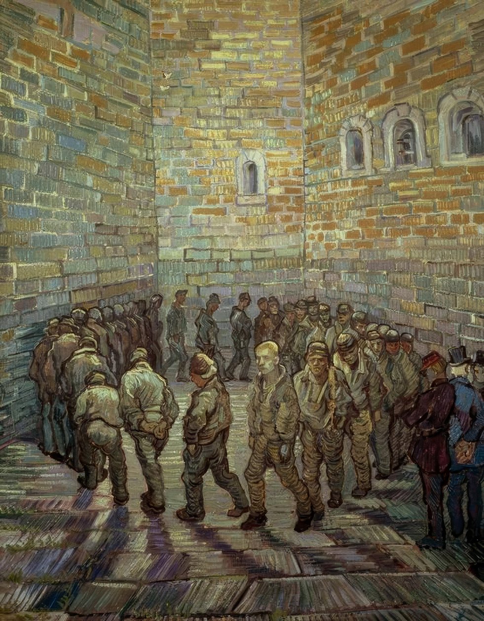 Runda więźniów autorstwa Vincent van Gogh