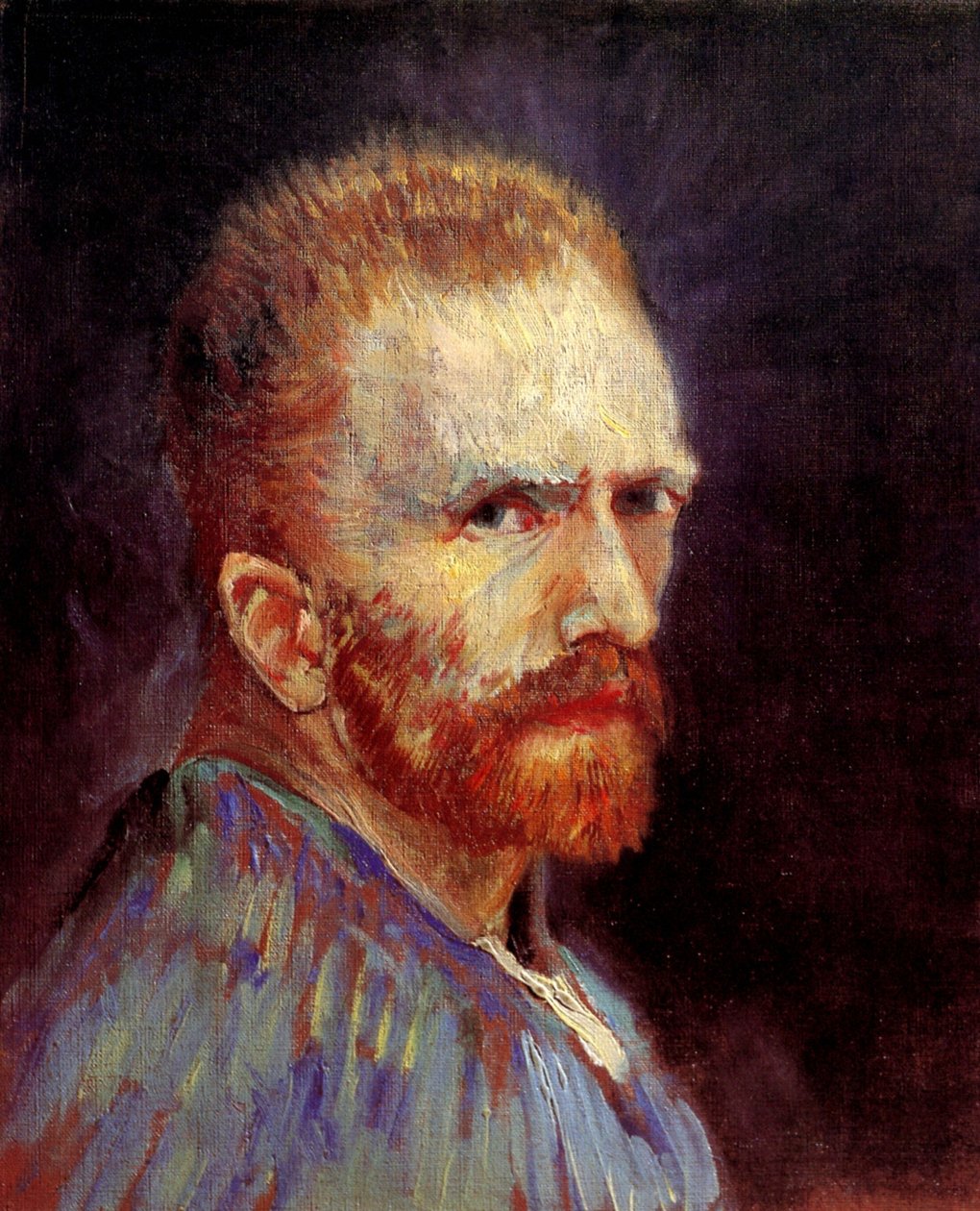 Autoportret, ok. 1887 (olej na płótnie) autorstwa Vincent van Gogh
