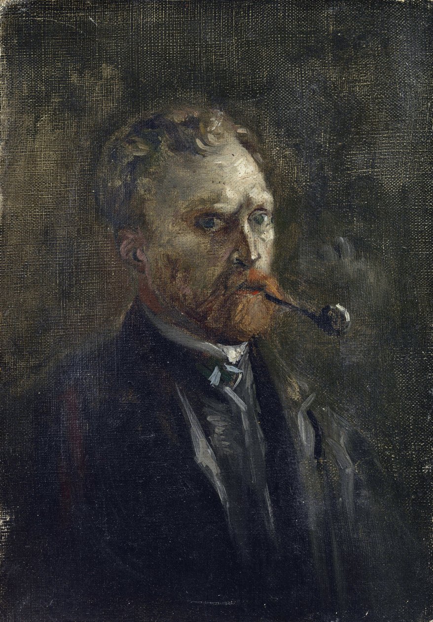 Autoportret autorstwa Gogha, Vincenta, van (1853-1890). Olej na płótnie, format : 27,2x19 autorstwa Vincent van Gogh