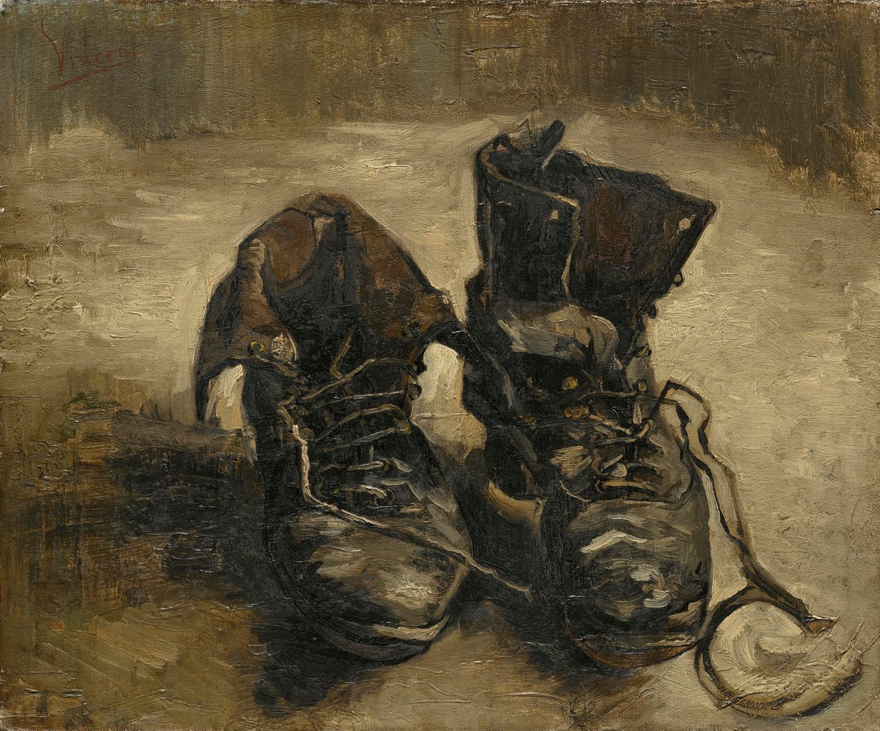 Buty, 1886 autorstwa Vincent van Gogh