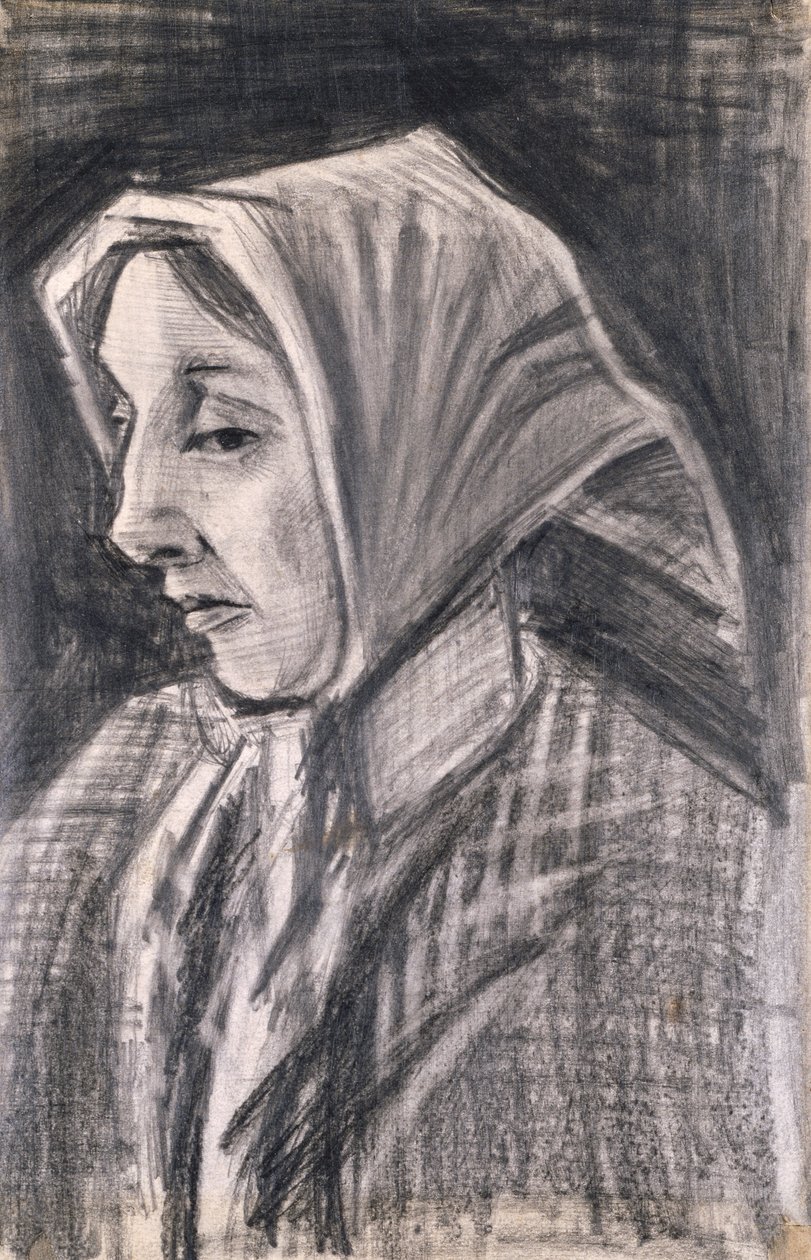 Sien, twarzą w lewo autorstwa Vincent van Gogh