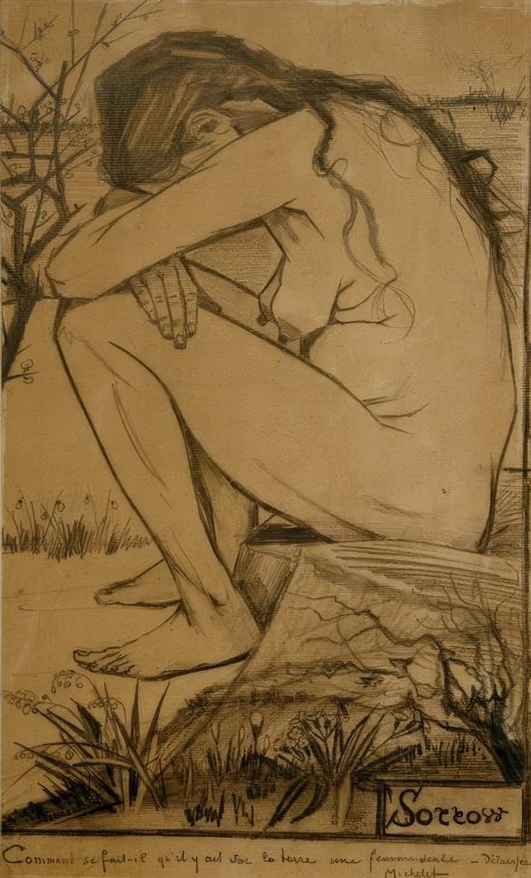 Sorrow autorstwa Vincent van Gogh