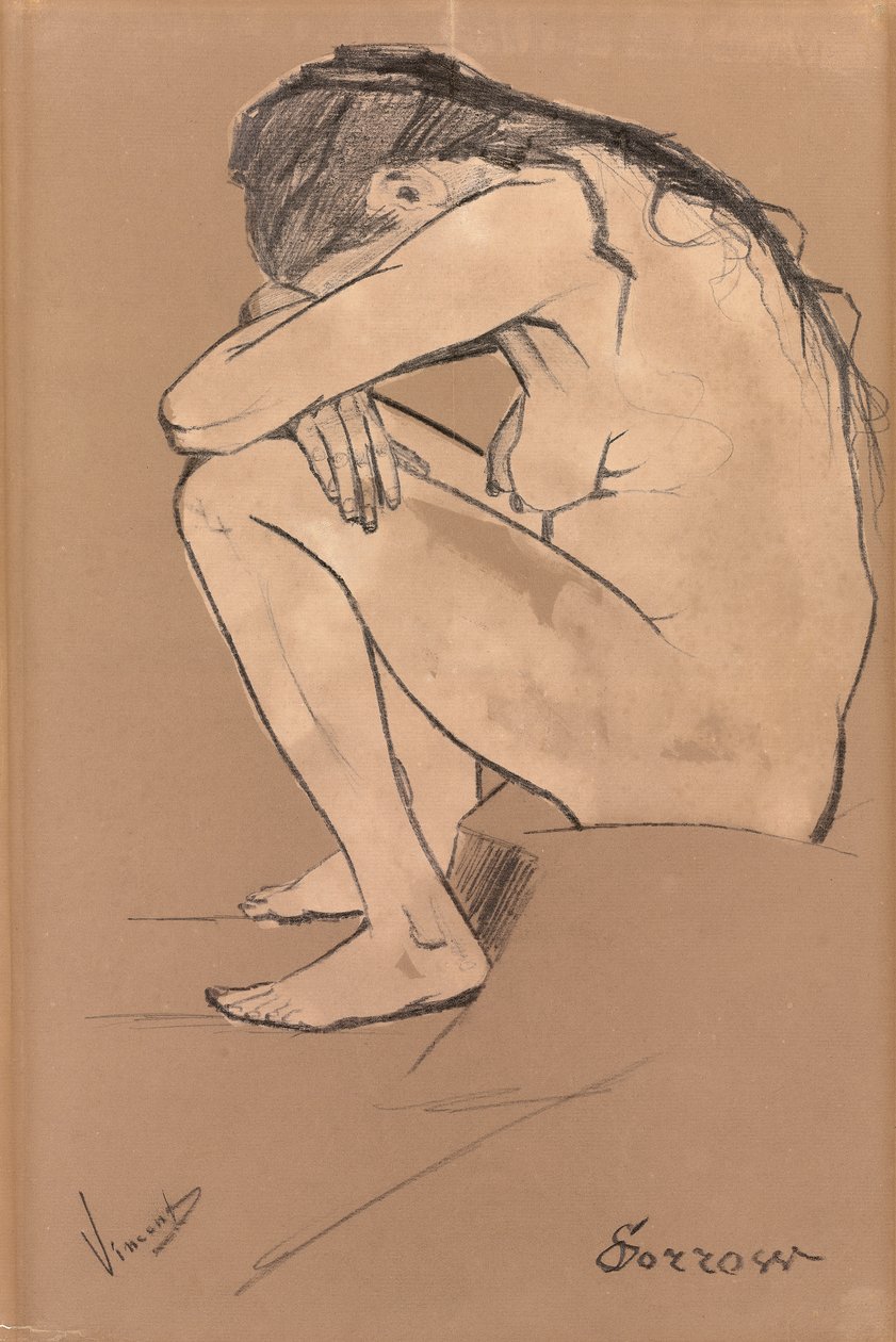Smutek, 1882 autorstwa Vincent van Gogh