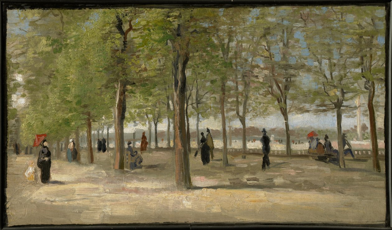 Taras w Ogrodzie Luksemburskim autorstwa Vincent van Gogh