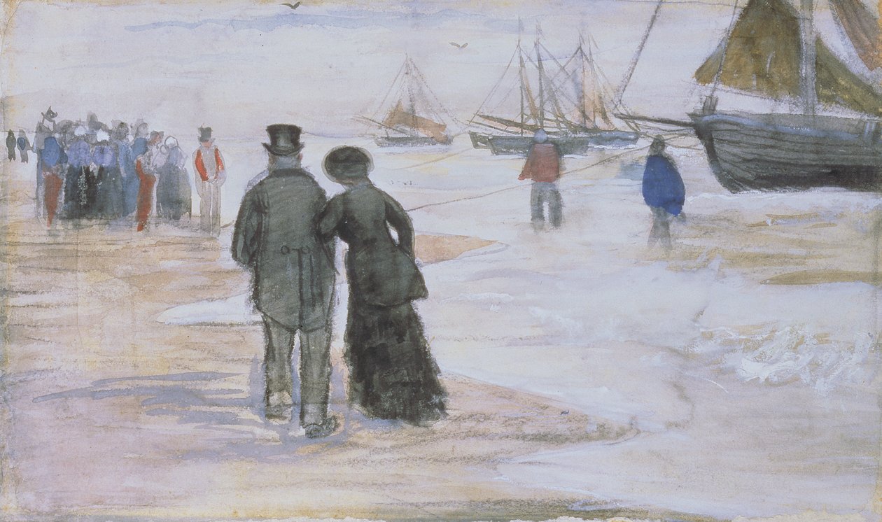 Plaża w Scheveningen autorstwa Vincent van Gogh