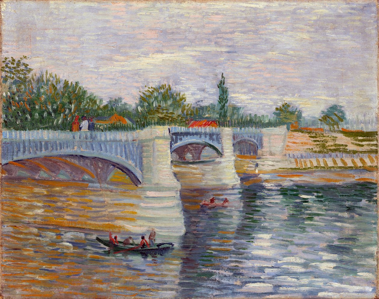 Most w Courbevoie – Gogh, Vincent, van (1853-1890) autorstwa Vincent van Gogh