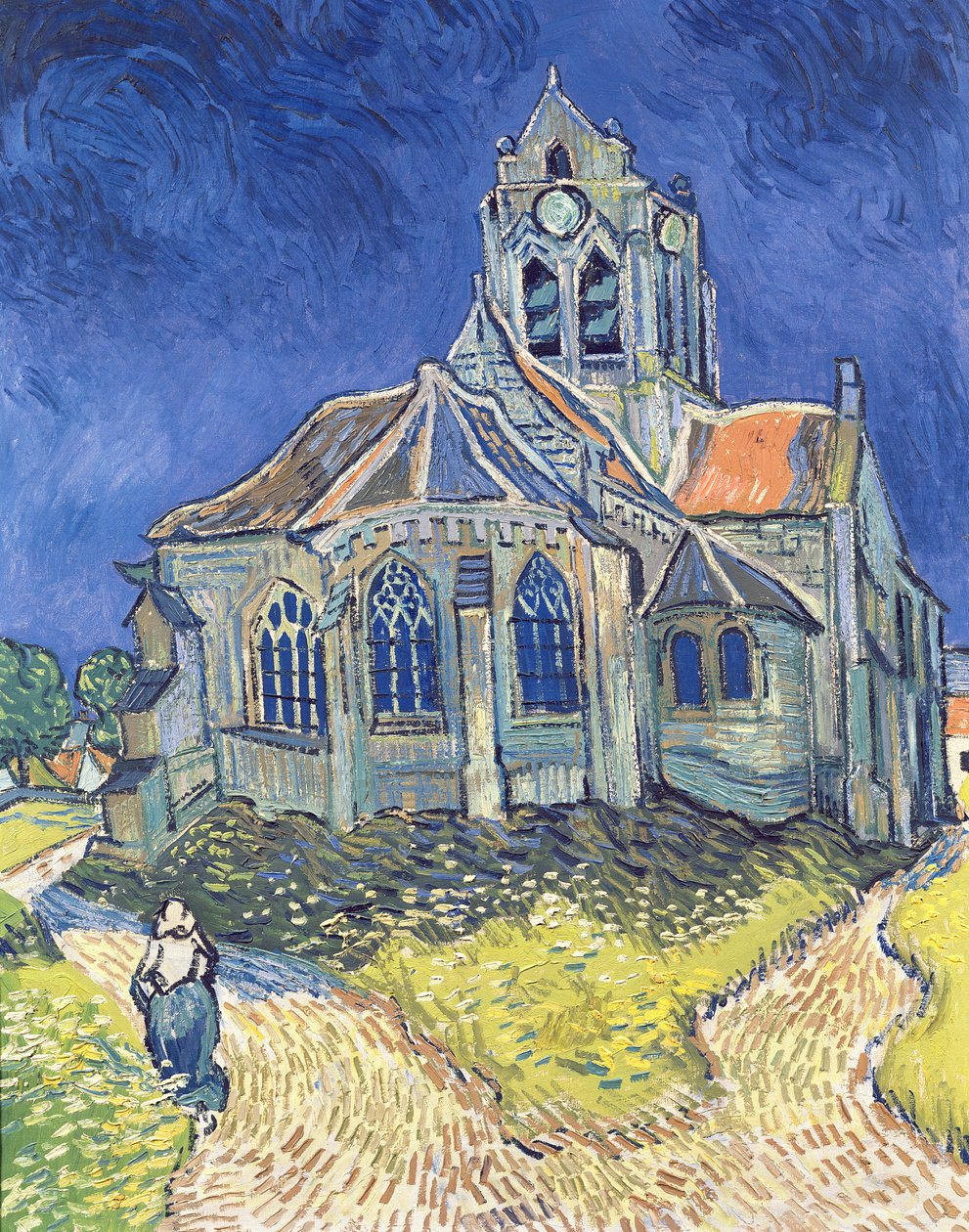 Kościół w Auvers-sur-Oise autorstwa Vincent van Gogh