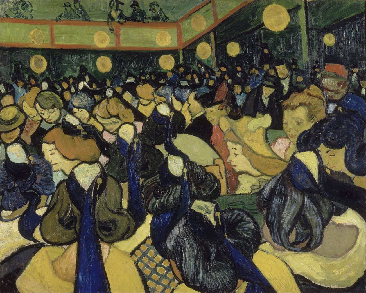 Sala Tańca w Arles, 1888 r. autorstwa Vincent van Gogh