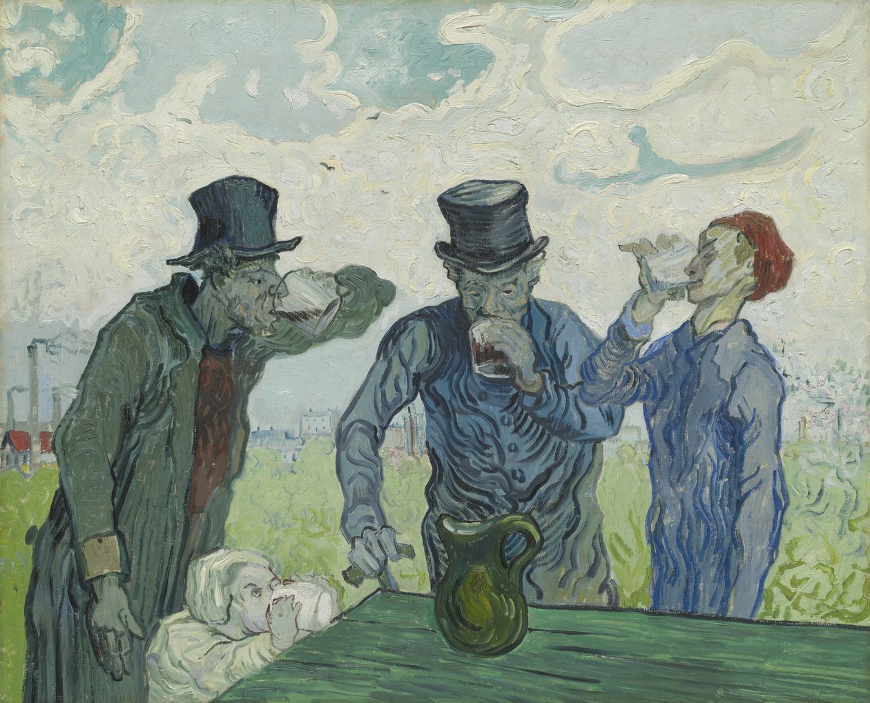 Pijący, 1890 autorstwa Vincent van Gogh