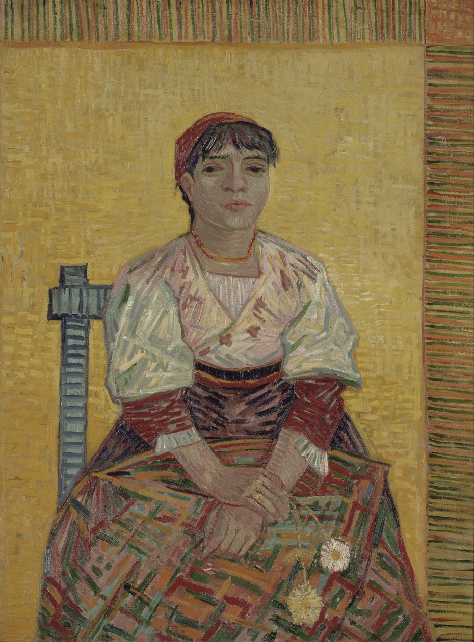 Włoszka, 1887 autorstwa Vincent van Gogh