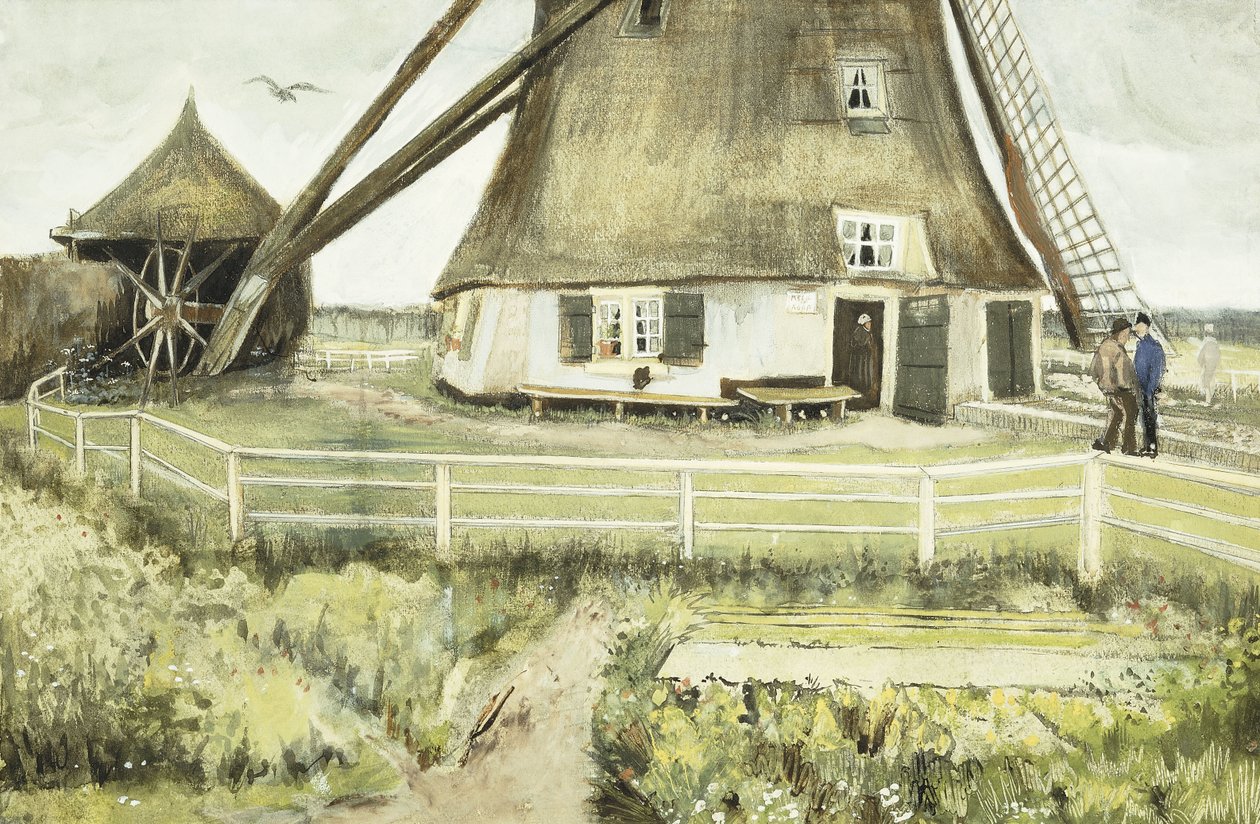 Młyn, 1881 autorstwa Vincent van Gogh