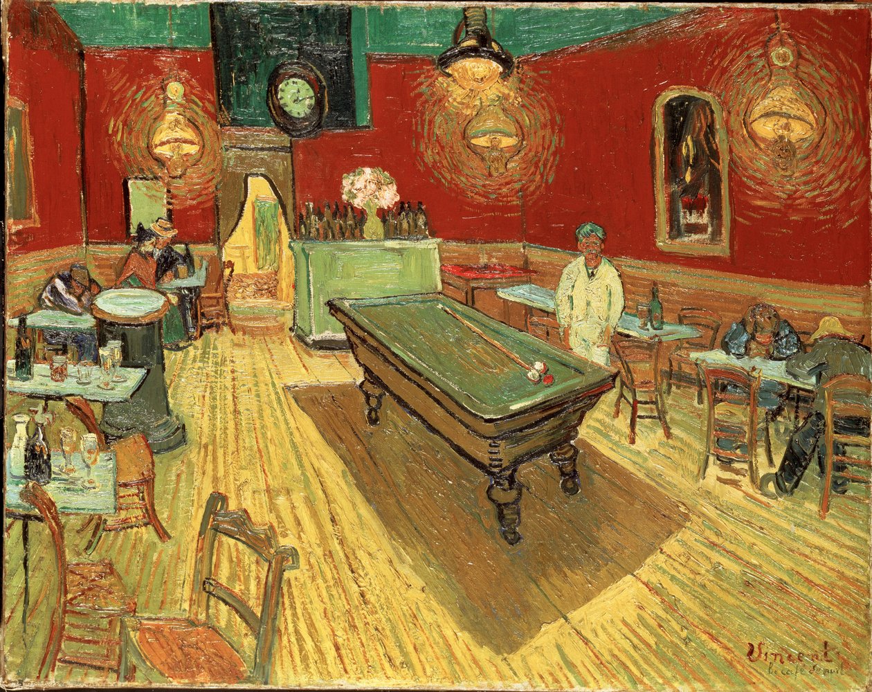 Nocna kawiarnia autorstwa Vincent van Gogh