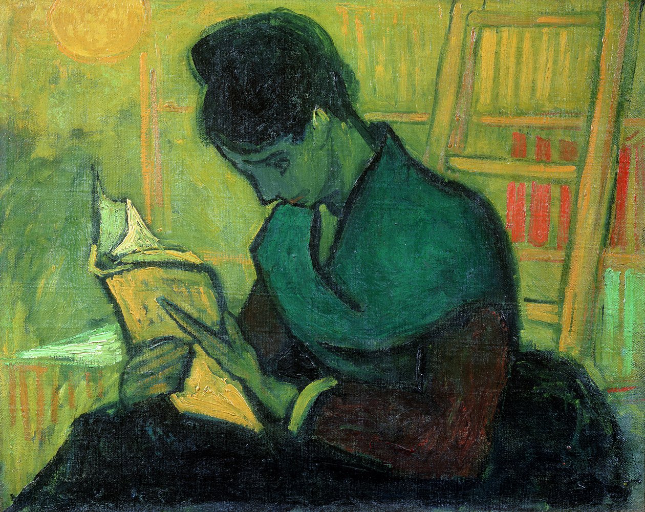 Czytelnik powieści, 1888 autorstwa Vincent van Gogh