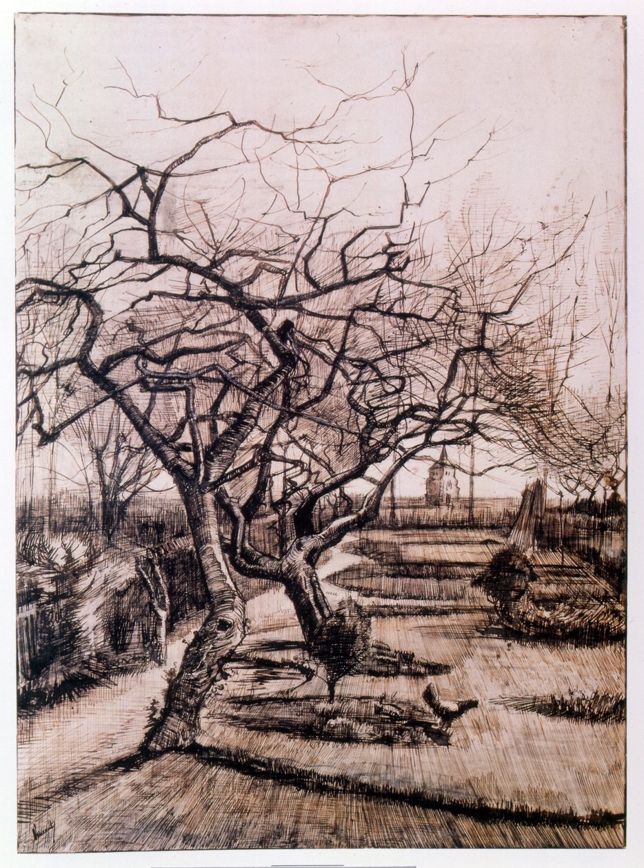 Plebania w Nuenen zimą (1884) autorstwa Vincent van Gogh