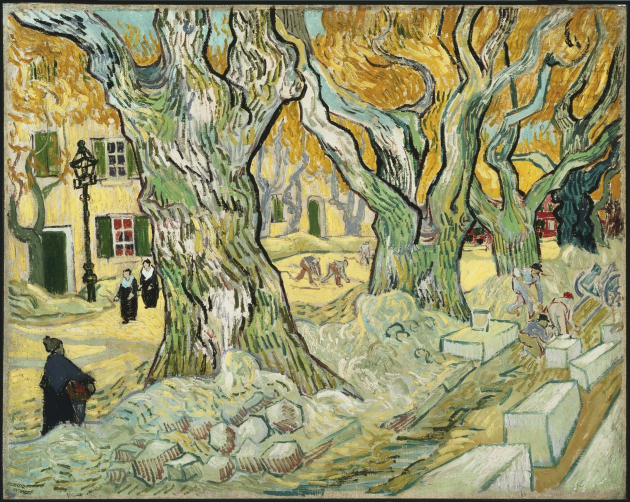 Robotnicy drogowi autorstwa Vincent van Gogh