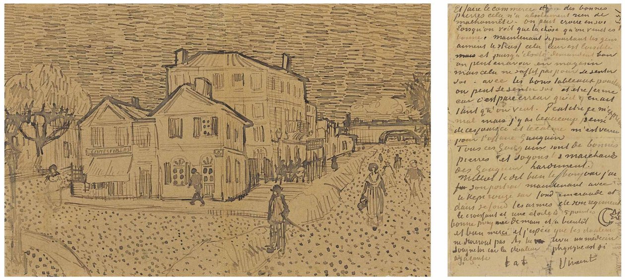 Żółty Dom Ulica, List do Theo z Arles, sobota, 29 września 1888 r. autorstwa Vincent van Gogh