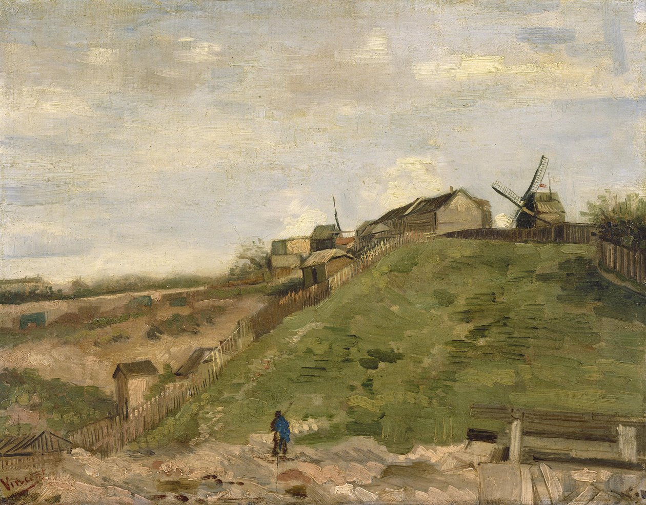 Wzgórze Montmartre z kamieniołomem autorstwa Vincent van Gogh