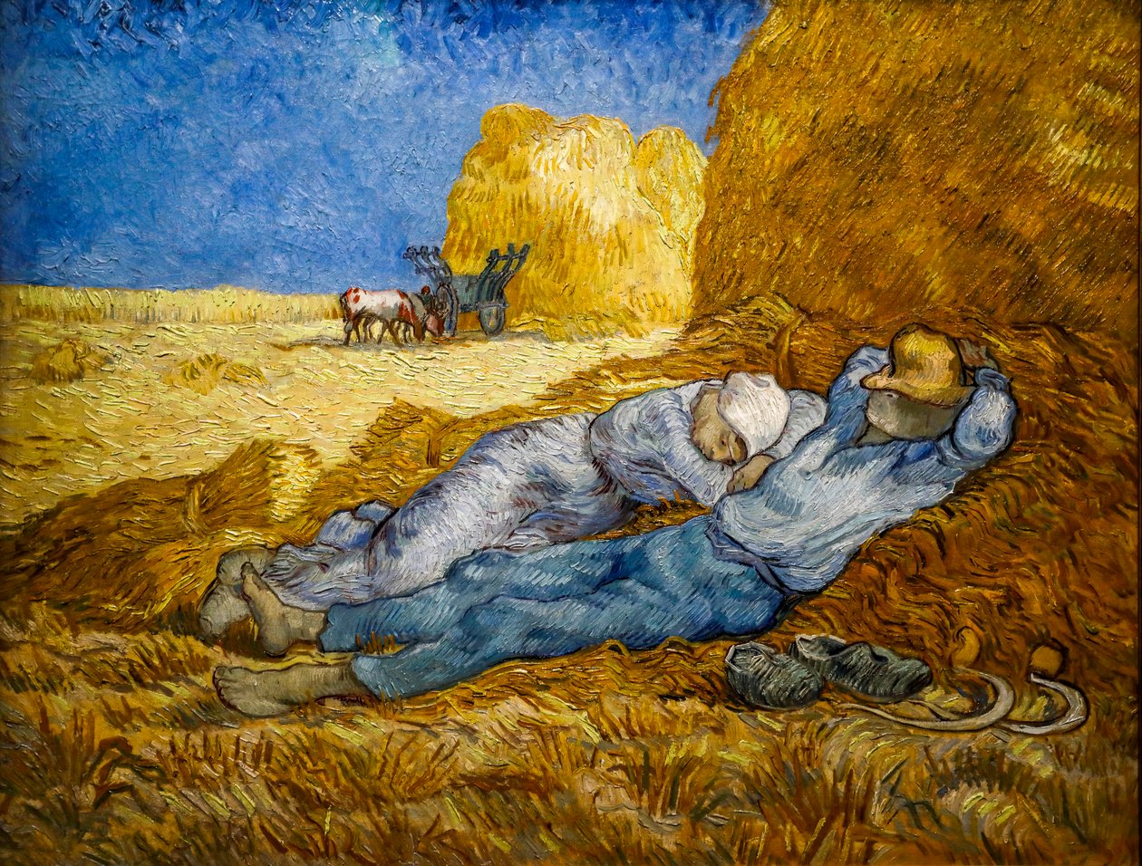 Linia południka znana również jako Siesta autorstwa Vincent van Gogh