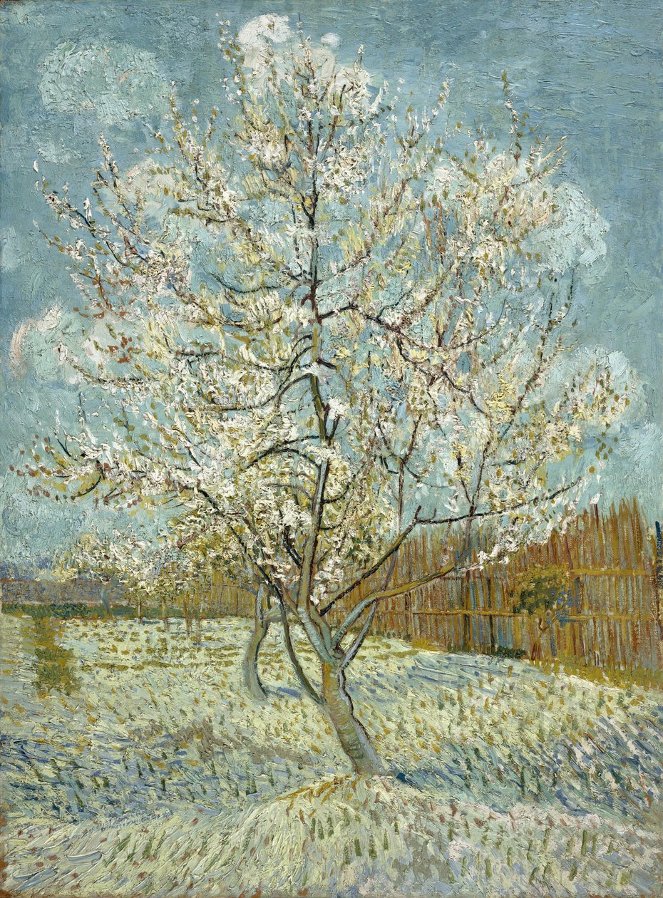 Różowe drzewo brzoskwiniowe autorstwa Vincent van Gogh