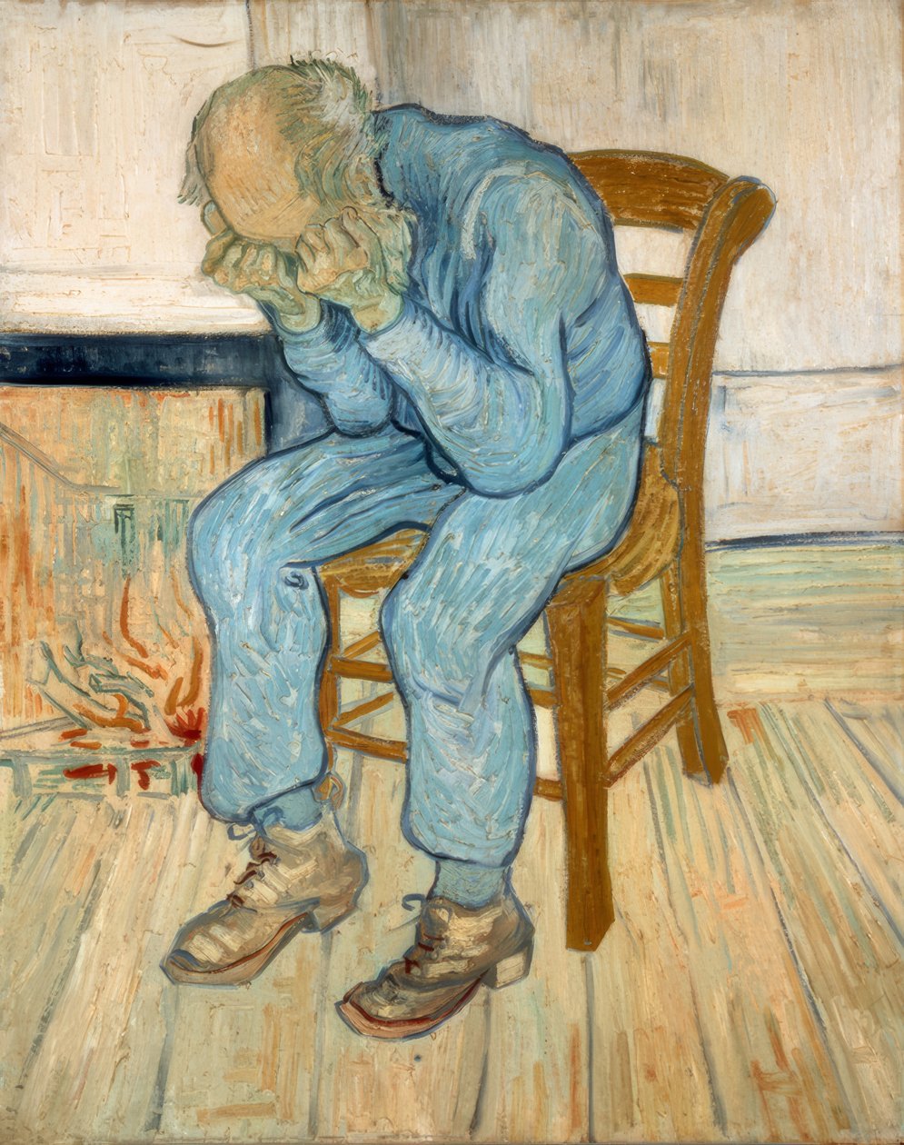 Żałobny staruszek autorstwa Vincent van Gogh
