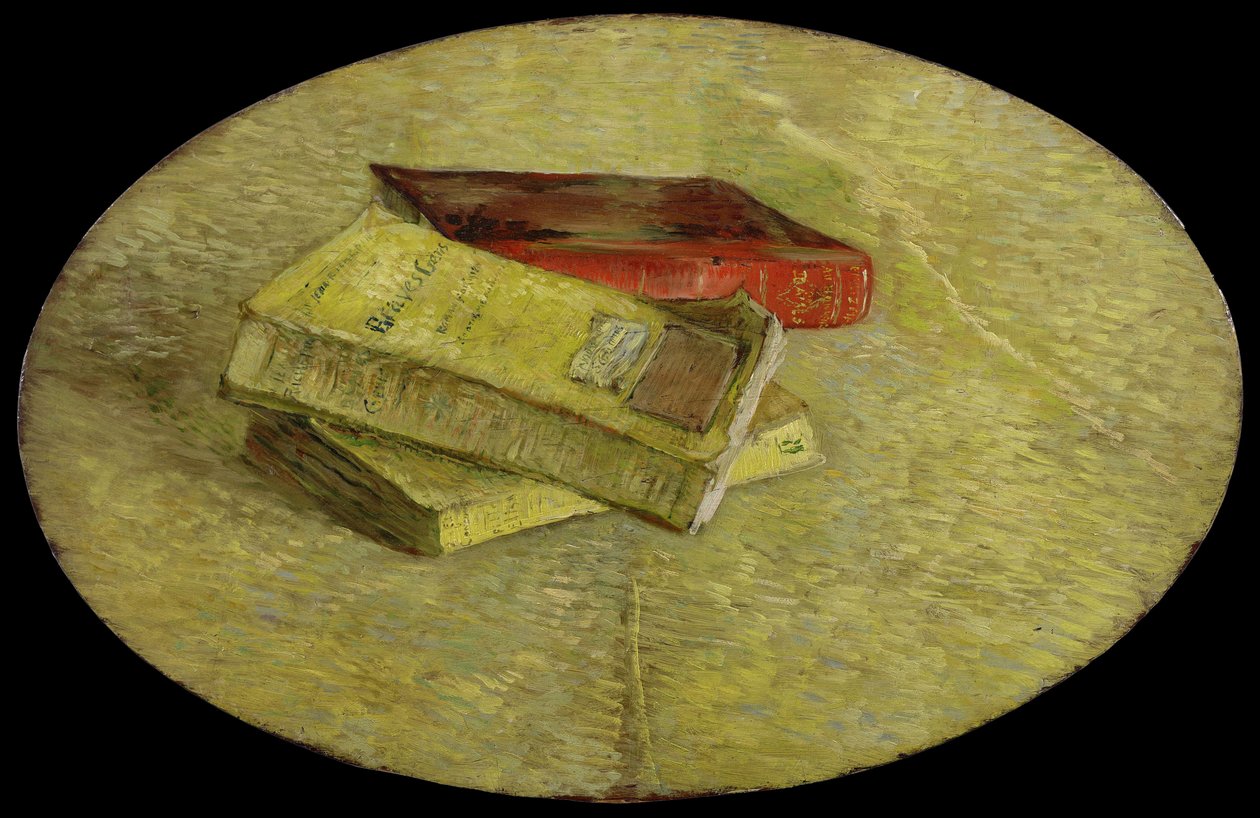 „Trzy książki”” (Trzy powieści) Obraz Vincenta van Gogha (1853-1890) 1887 Wym. 31 X 48,5 cm Muzeum Van Gogha, Amsterdam autorstwa Vincent van Gogh