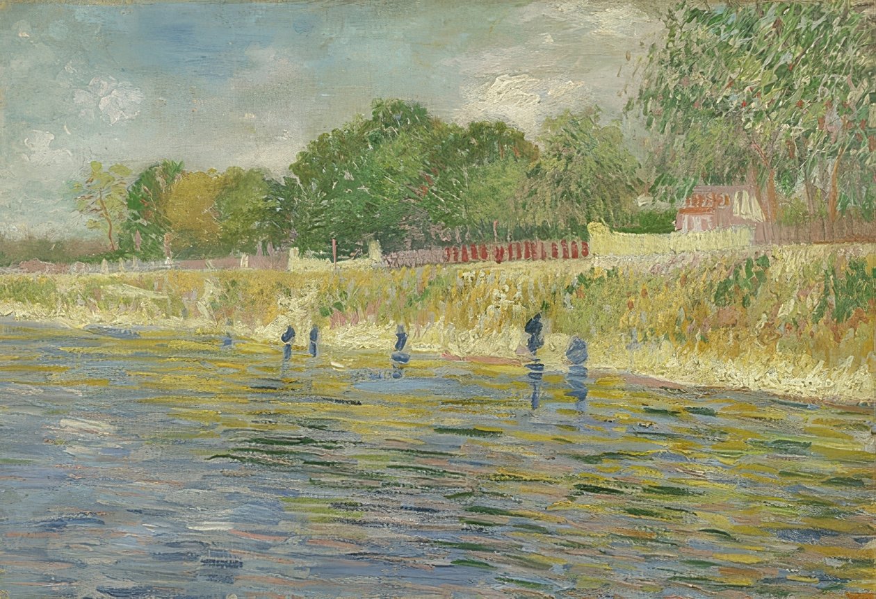 Brzeg Sekwany. Paryż, maj-lipiec 1887 autorstwa Vincent van Gogh