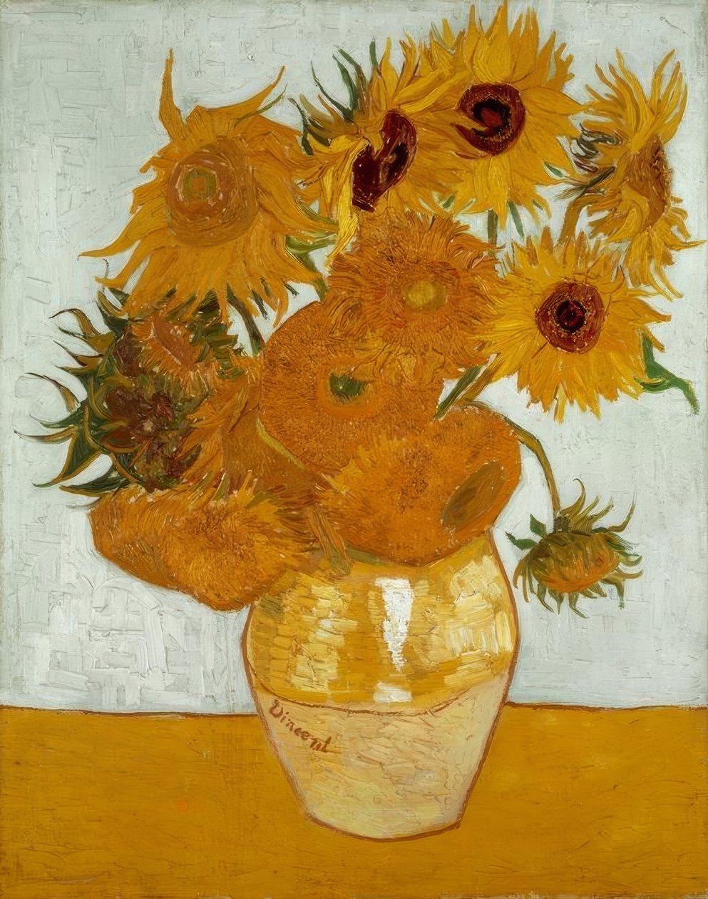Wazon ze słonecznikami autorstwa Vincent van Gogh