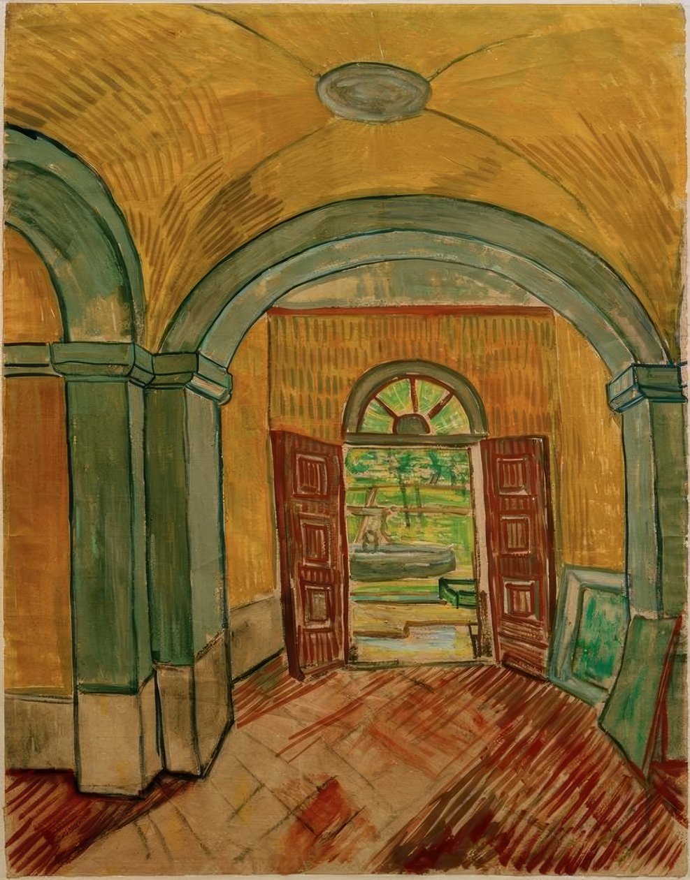 Przedsionek w sanatorium autorstwa Vincent van Gogh