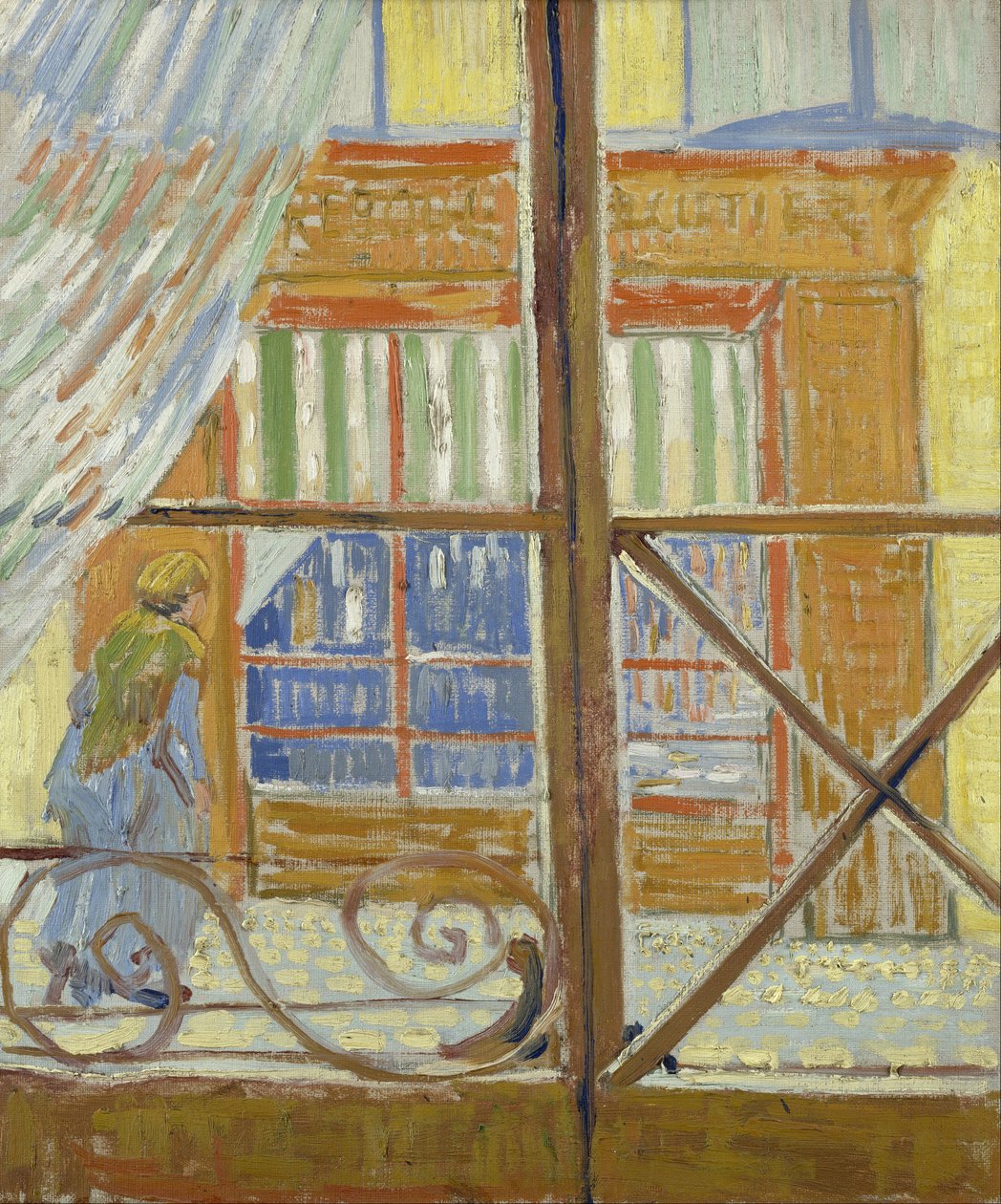 Widok na sklep mięsny autorstwa Vincent van Gogh
