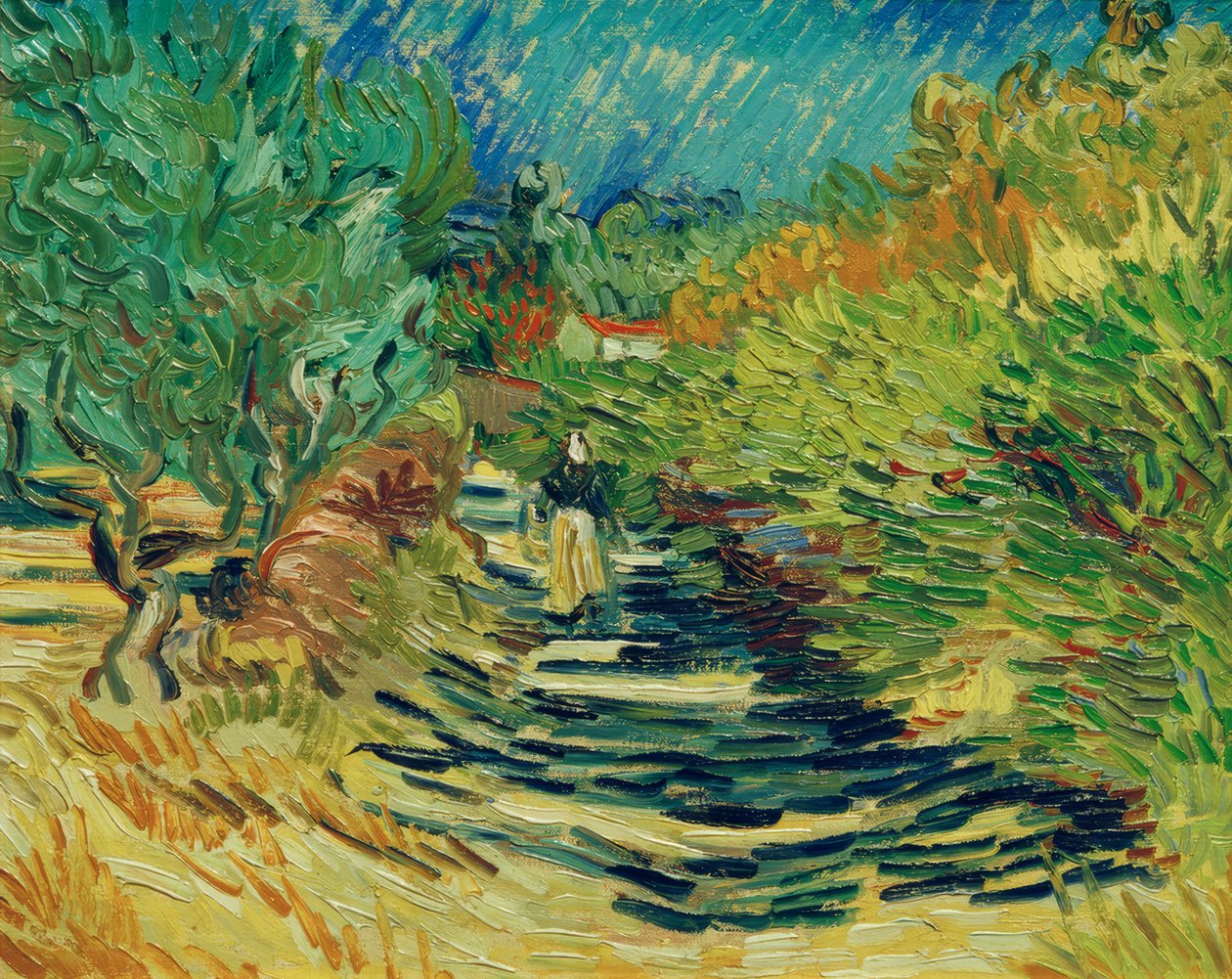 Droga w Saint-Rémy autorstwa Vincent van Gogh