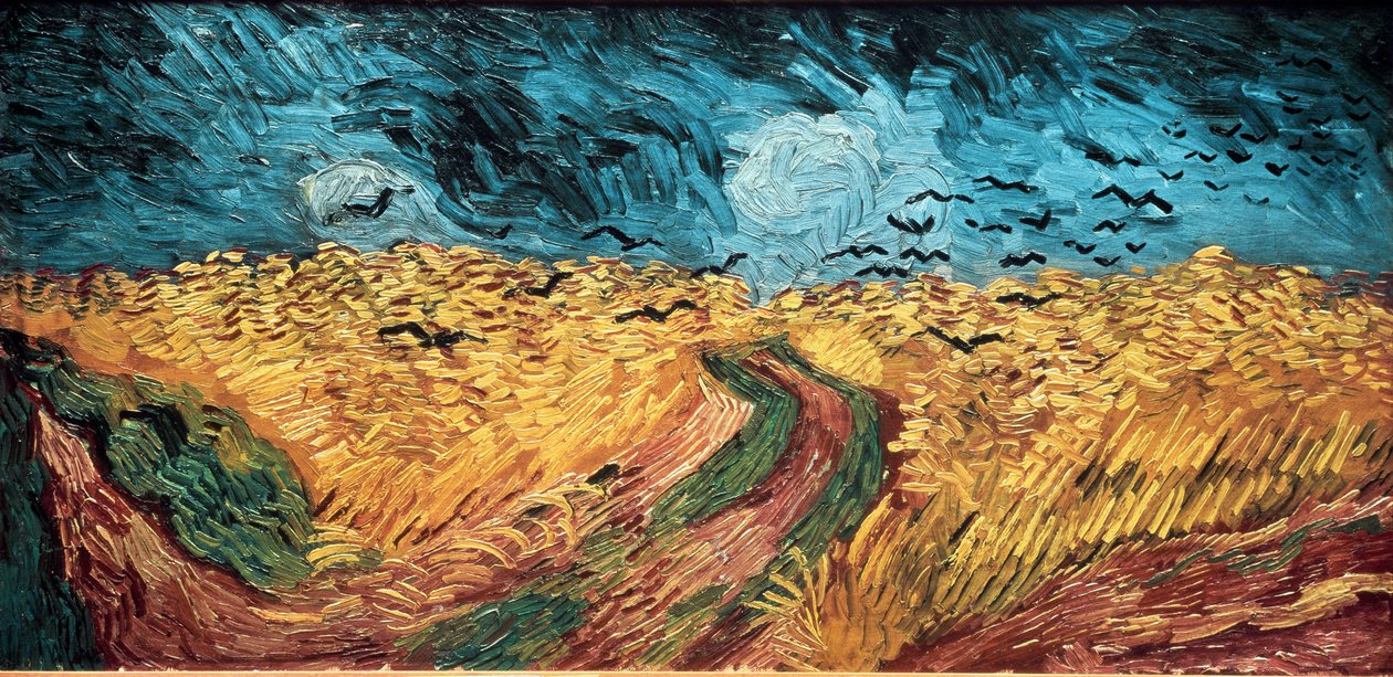 Pole pszenicy z wronami autorstwa Vincent van Gogh